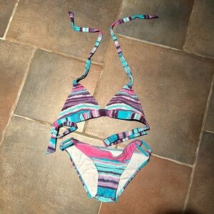 Billabong Billa Bong 2 piece bikini sz XL bathing suit swimwear